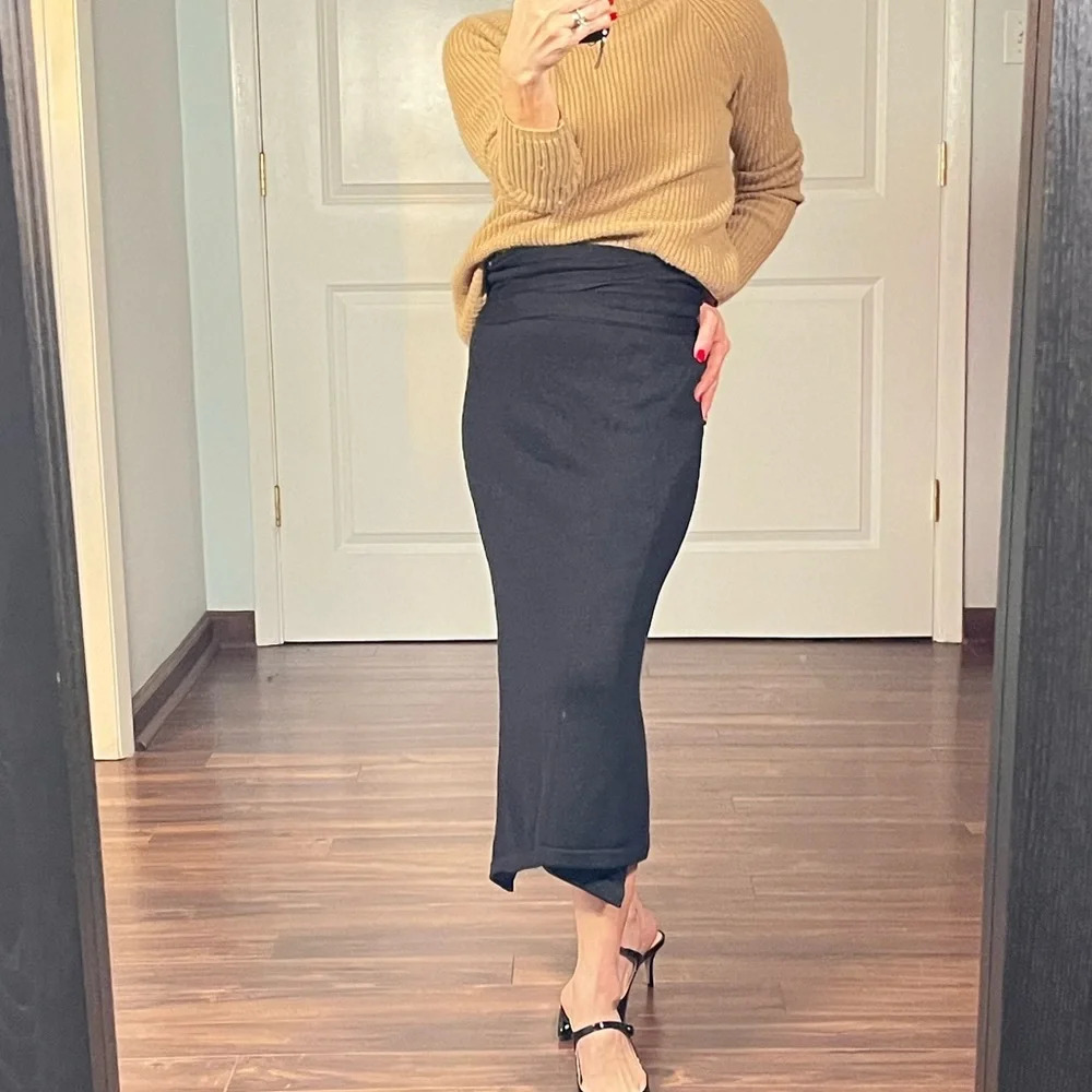 MM6 Maison Martin Margiela 100% wool wrap skirt size M